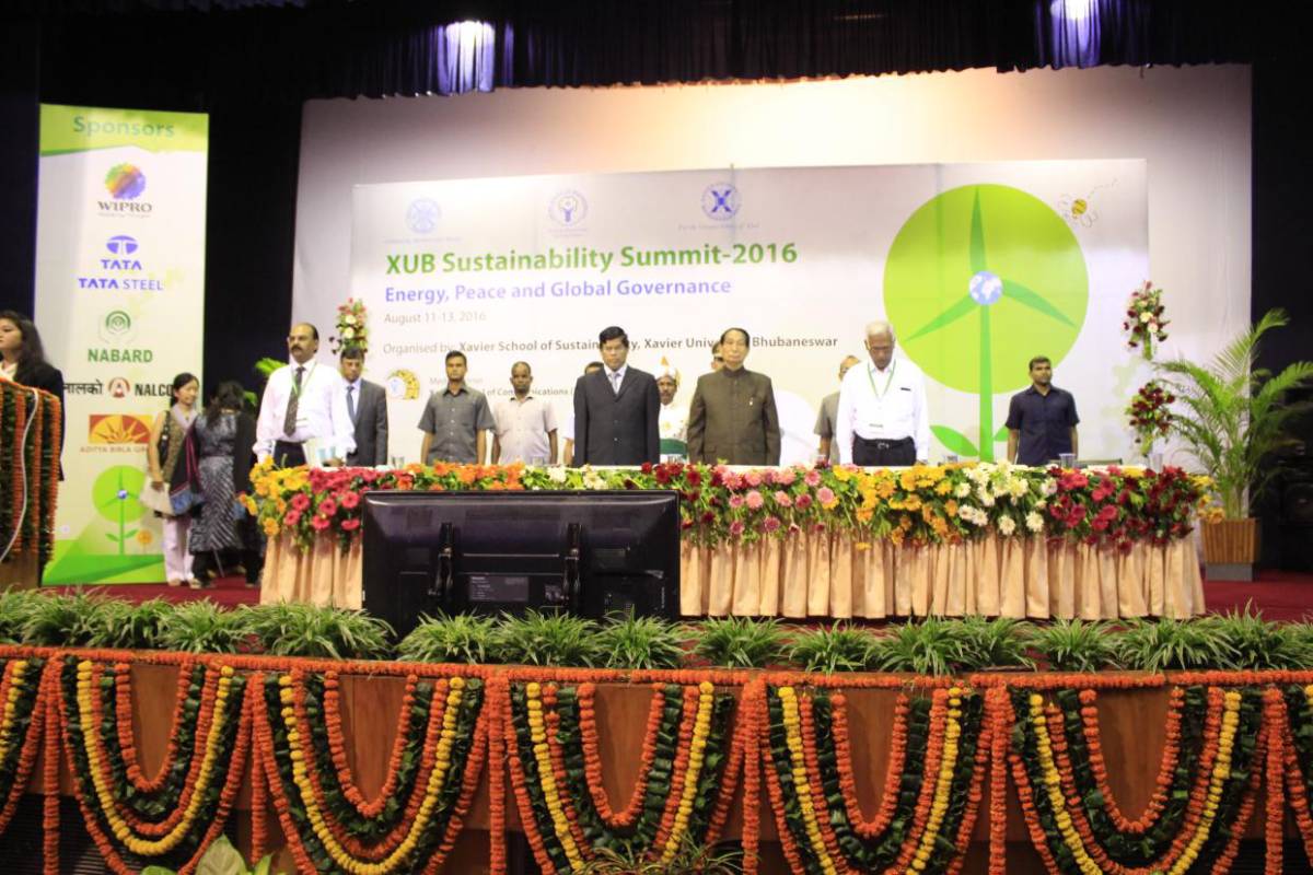 Xavier University, Bhubaneswar Sustainability Summit – 2016