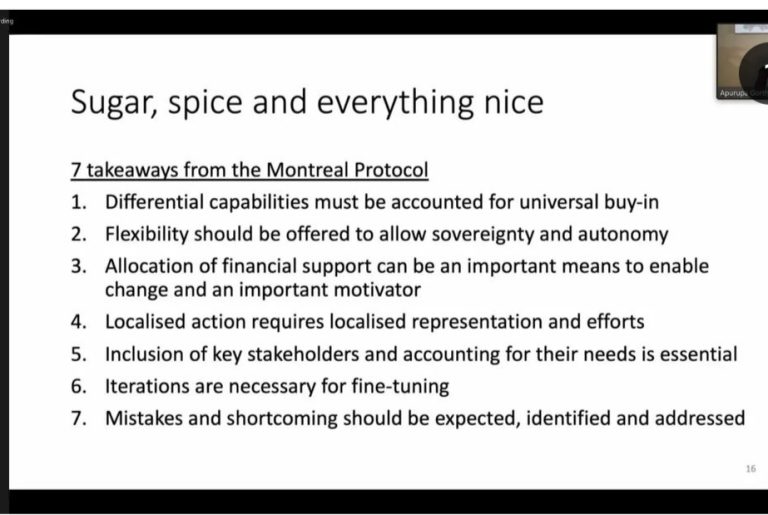 Montreal protocol webinar